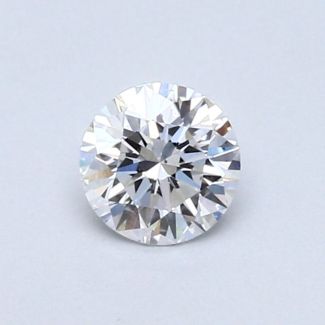 0.42 Carat Round D SI1 EX VG GIA Natural Diamond