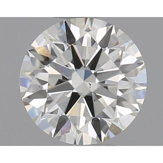 0.5 Carat Round H VS2 EX IGI Natural Diamond