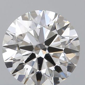 0.35 Carat Round F VVS1 EX GIA Natural Diamond