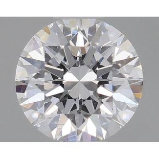 0.47 Carat Round D VS2 EX VG GIA Natural Diamond