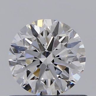 0.60 Carat Round D SI1 VG EX GIA Natural Diamond