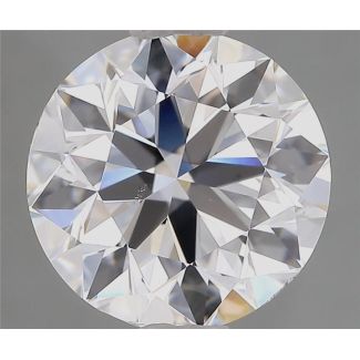 3.00 Carat Round E VS2 EX VG GIA Natural Diamond