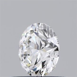 0.5 Carat Round E SI1 EX GIA Natural Diamond