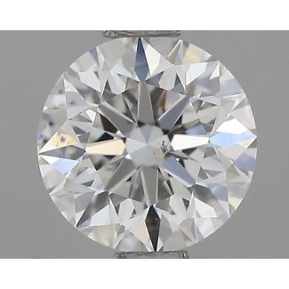 0.9 Carat Round G SI1 EX VG GIA Natural Diamond