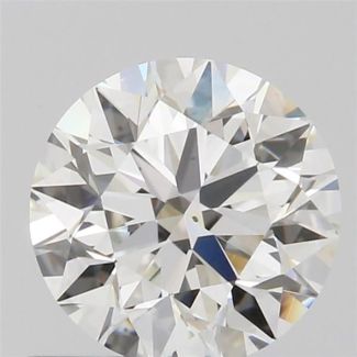 0.63 Carat Round H VS2 EX GIA Natural Diamond