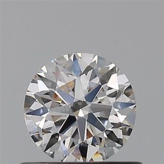 0.50 Carat Round G SI1 EX GIA Natural Diamond