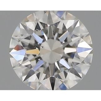 0.30 Carat Round G SI1 EX VG GIA Natural Diamond