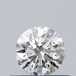 0.36 Carat Round G VVS2 EX GIA Natural Diamond