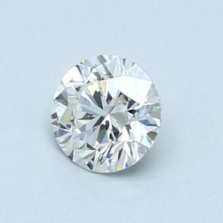 0.5 Carat Round F VS1 EX GIA Natural Diamond