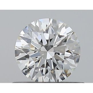 0.5 Carat Round G VVS2 EX GD GIA Natural Diamond