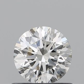 0.6 Carat Round I VS1 EX GIA Natural Diamond