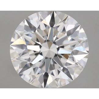 0.71 Carat Round F VS1 EX GIA Natural Diamond