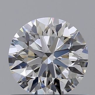 0.6 Carat Round G VVS2 EX GIA Natural Diamond