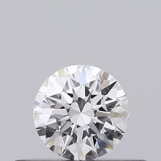 0.26 Carat Round E VVS2 EX GIA Natural Diamond