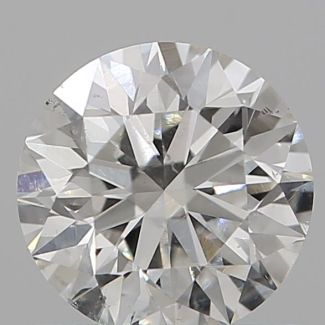 0.7 Carat Round F SI2 EX VG GIA Natural Diamond