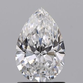 1.02 Carat Pear D VVS1 - EX GIA Natural Diamond