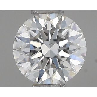 0.40 Carat Round G SI2 EX GIA Natural Diamond