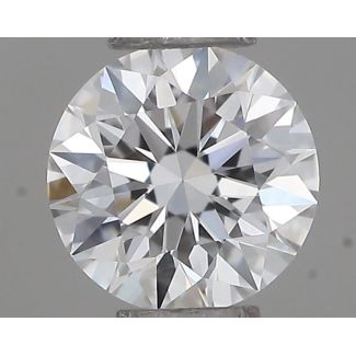 0.24 Carat Round D VVS1 EX GIA Natural Diamond