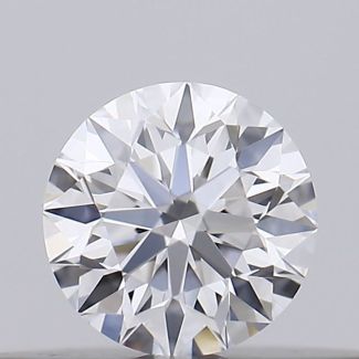 0.16 Carat Round D VVS1 EX GIA Natural Diamond