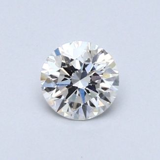 0.43 Carat Round H SI1 VG EX GIA Natural Diamond