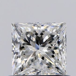 0.52 Carat Princess F SI1 - VG GIA Natural Diamond