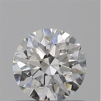 0.55 Carat Round F VS2 EX GIA Natural Diamond