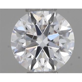 0.30 Carat Round D VVS2 VG EX GIA Natural Diamond