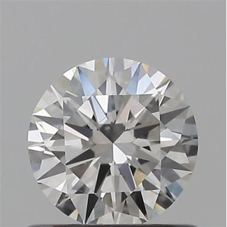 0.56 Carat Round G SI1 EX GIA Natural Diamond