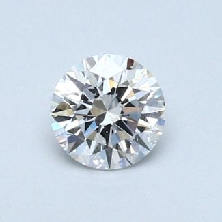 0.47 Carat Round E SI2 EX GIA Natural Diamond