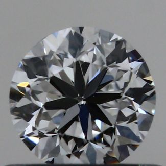 0.50 Carat Round F VVS2 VG EX GIA Natural Diamond