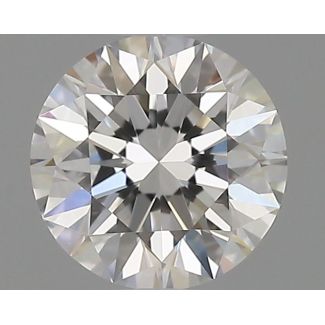 0.5 Carat Round E VVS2 EX GD GIA Natural Diamond