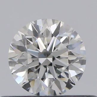 0.35 Carat Round F VS1 EX GIA Natural Diamond