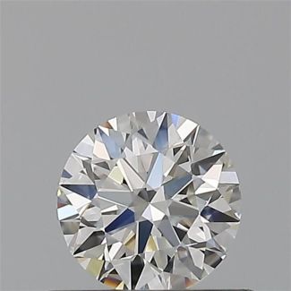 0.41 Carat Round H VS1 EX GIA Natural Diamond