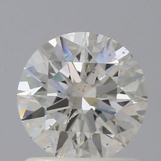 1.00 Carat Round J SI2 EX VG GIA Natural Diamond