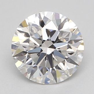 0.5 Carat Round F VVS2 EX GIA Natural Diamond