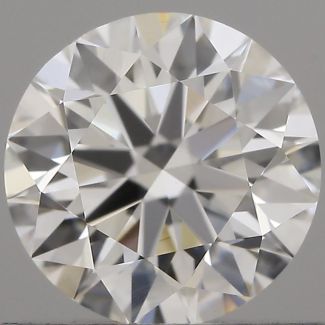 0.70 Carat Round E VVS2 EX VG GIA Natural Diamond