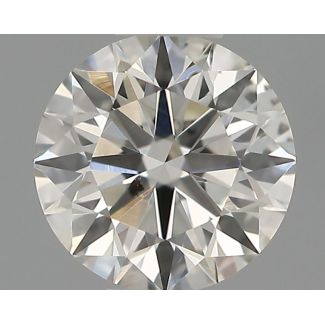 0.33 Carat Round E SI1 EX IGI Natural Diamond