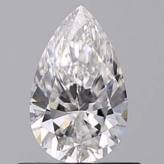 0.50 Carat Pear D VVS2 - VG GIA Natural Diamond