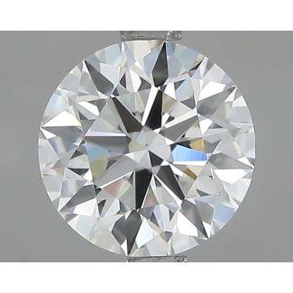 1.7 Carat Round I VS1 EX GIA Natural Diamond