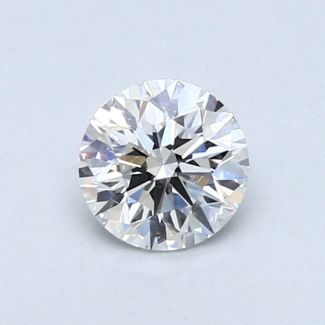 0.52 Carat Round D VS2 VG EX GIA Natural Diamond