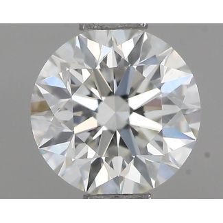 0.57 Carat Round G VVS2 EX GIA Natural Diamond