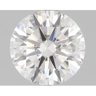 0.71 Carat Round D SI2 EX GIA Natural Diamond