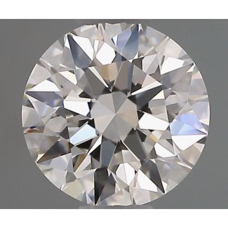 0.6 Carat Round G VVS2 EX IGI Natural Diamond