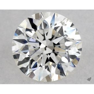 0.50 Carat Round G SI2 EX GIA Natural Diamond