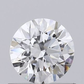 0.63 Carat Round D VVS2 EX GIA Natural Diamond