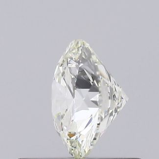 0.51 Carat Round I VVS2 EX GIA Natural Diamond