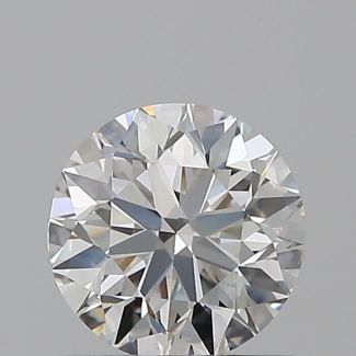 0.6 Carat Round F VVS2 EX VG GIA Natural Diamond