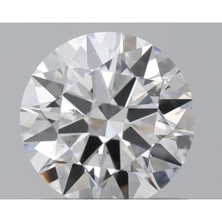 1.03 Carat Round F SI1 EX GIA Natural Diamond