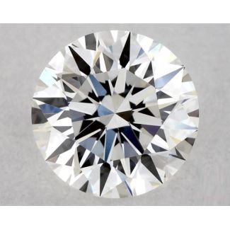 0.32 Carat Round F VVS1 EX GIA Natural Diamond