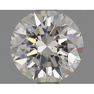 1.02 Carat Round H SI1 EX IGI Natural Diamond